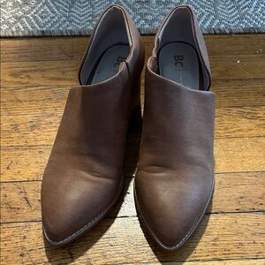 BC Asymmetric Cut out Booties - Sz 9.5